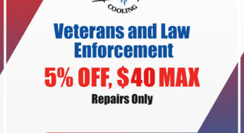 Veteran promotion – 5% off, $40 max Repairs Only