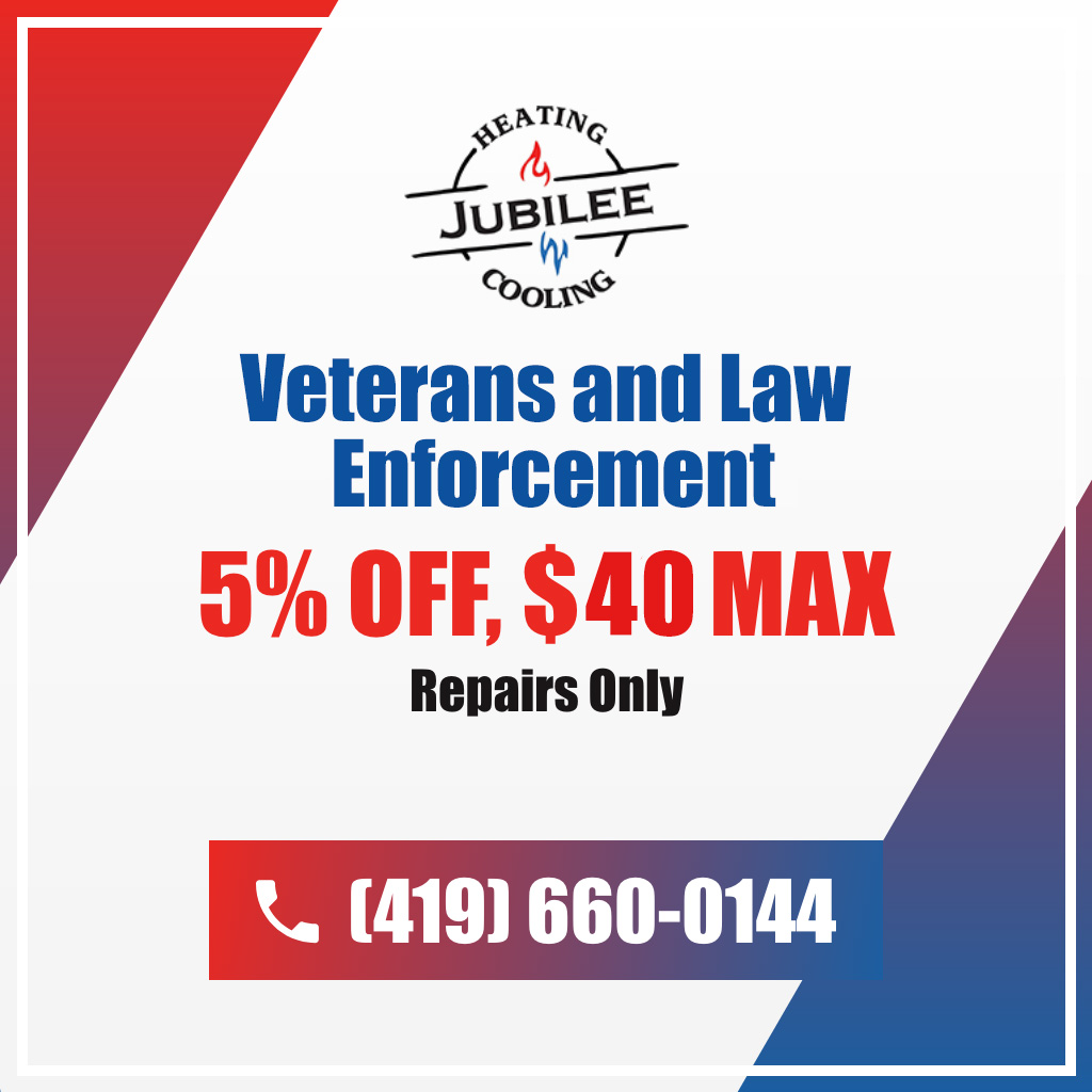 Veteran promotion – 5% off, $40 max Repairs Only